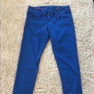 Lily Pulitzer Cobalt Blue Jeans size 0